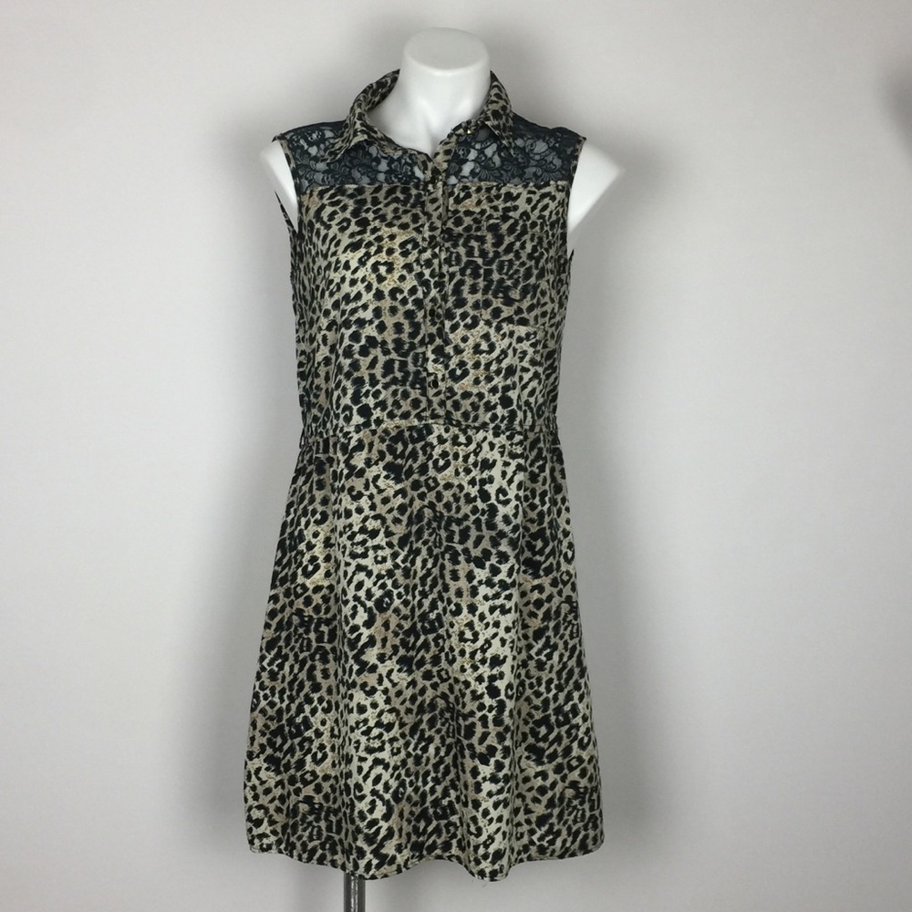 SPEED CONTROL NEW YORK Leopard/Cheetah Print Dress
